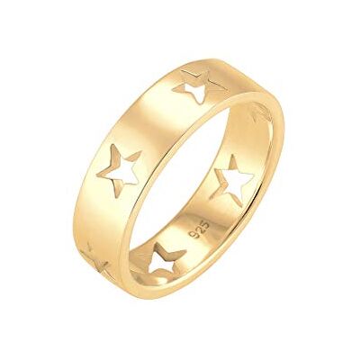 Elli Ring kvinnor stjärnor Astro Cut Out i 925 sterlingsilver, 56 EU, Utan Elli Ring kvinnor stjärnor Astro Cut Out i 925 sterlingsilver, 56 EU, Utan