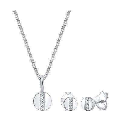 Elli Dam 925 sterlingsilver smyckesset 0911542317_45, Sterlingsilver Silver, Diamant Elli Dam 925 sterlingsilver smyckesset 0911542317_45, Sterlingsilver Silver, Diamant