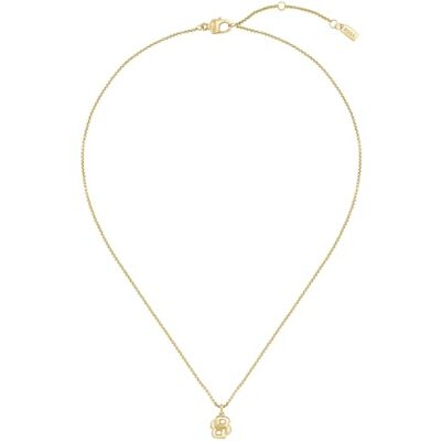 Boss Jewelry 1580747 DOUBLE B PETIT Collection Halsband för kvinnor i gult guld med dubbel berlock B, en storlek, rostfritt stål, inte en ädelsten, talla única, Rostfritt stål, Ingen ädelsten Boss Jewelry 1580747 DOUBLE B PETIT Collection Halsband för kvinnor i gult guld med dubbel berlock B, en storlek, rostfritt stål, inte en ädelsten, talla única, Rostfritt stål, Ingen ädelsten