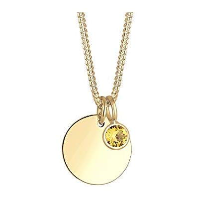 Elli kvinnor 925 sterlingsilver rund kristall, 450, Sterlingsilver, Kristall Elli kvinnor 925 sterlingsilver rund kristall, 450, Sterlingsilver, Kristall