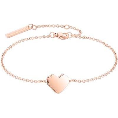 LIEBESKIND Berlin armband med Herz-Anhänger LJ-1480-B-21 IP roséguld LIEBESKIND Berlin armband med Herz-Anhänger LJ-1480-B-21 IP roséguld