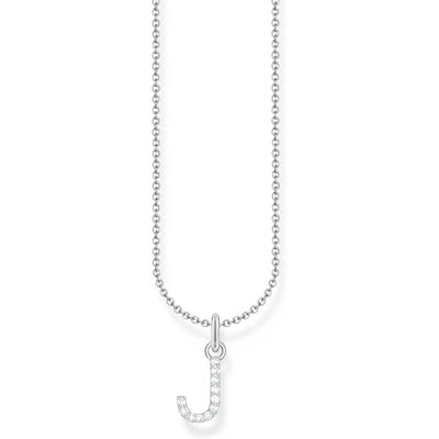 THOMAS SABO Letter J Halsband 925 Sterlingsilver med zirkoniumoxid KE2249-051-14 THOMAS SABO Letter J Halsband 925 Sterlingsilver med zirkoniumoxid KE2249-051-14