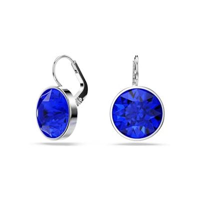 Swarovski Bella Droppörhängen, Blå rundslipade kristaller Swarovski Bella Droppörhängen, Blå rundslipade kristaller