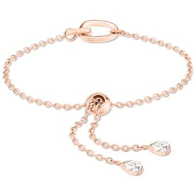 Echtzeit armband Like Diamonds justerbar, guld, silver eller roséguld Edelstahl-Armband med Unendlichkeits-Symbol & Zirkonia-Tropfen 14K vergoldet wasserfest & hautfreundlich Echtzeit armband Like Diamonds justerbar, guld, silver eller roséguld Edelstahl-Armband med Unendlichkeits-Symbol & Zirkonia-Tropfen 14K vergoldet wasserfest & hautfreundlich