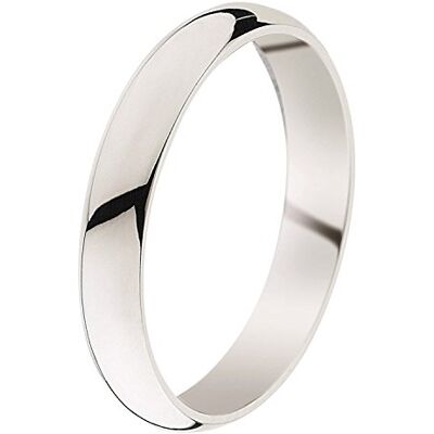 Orphelia Demi-Jonc unisex vigselring (klassiskt bröllopsband) 9 karat (375) OR111, 60 (19.1), Vitt guld, Ingen ädelsten Orphelia Demi-Jonc unisex vigselring (klassiskt bröllopsband) 9 karat (375) OR111, 60 (19.1), Vitt guld, Ingen ädelsten