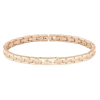 Lacoste METROPOLE Collection Link Armband i rostfritt stål Utsmyckat med petit piqué-mönster Finns för honom och för henne Lacoste METROPOLE Collection Link Armband i rostfritt stål Utsmyckat med petit piqué-mönster Finns för honom och för henne
