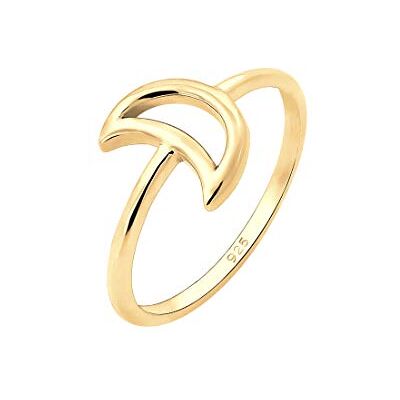 Elli ring dam halvmåne astro i 925 sterlingsilver, 54 EU, Sterlingsilver, Utan Elli ring dam halvmåne astro i 925 sterlingsilver, 54 EU, Sterlingsilver, Utan