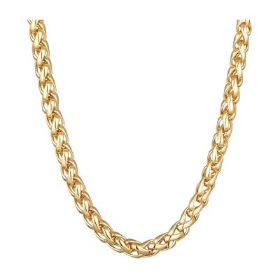 Elli Halsband damer länkar basic trend öljettstängning guldfärger, 49, Mässing, Ingen ädelsten Elli Halsband damer länkar basic trend öljettstängning guldfärger, 49, Mässing, Ingen ädelsten