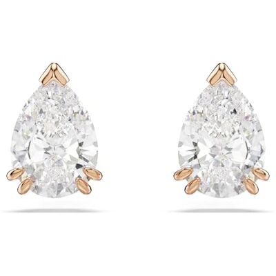 Swarovski Stilla genomborrade örhängen, vit, rosaguldpläterad Swarovski Stilla genomborrade örhängen, vit, rosaguldpläterad