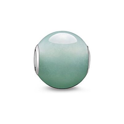 THOMAS SABO Damen-Bead KARMA Aventurin 925 Silber grün K0049-010-6 THOMAS SABO Damen-Bead KARMA Aventurin 925 Silber grün K0049-010-6
