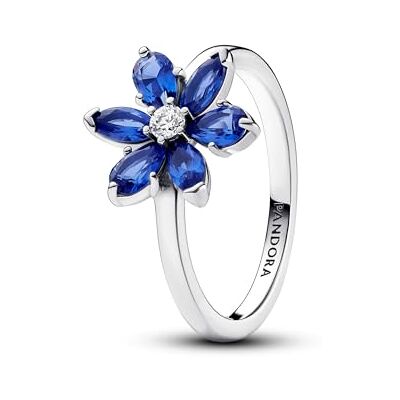 PANDORA Timeless Funkelndes Herbarium Cluster Ring aus Sterling Silber mit künstlichen Kristallen verziert, Größe: 52, 193000C01-52 PANDORA Timeless Funkelndes Herbarium Cluster Ring aus Sterling Silber mit künstlichen Kristallen verziert, Größe: 52, 193000C01-52