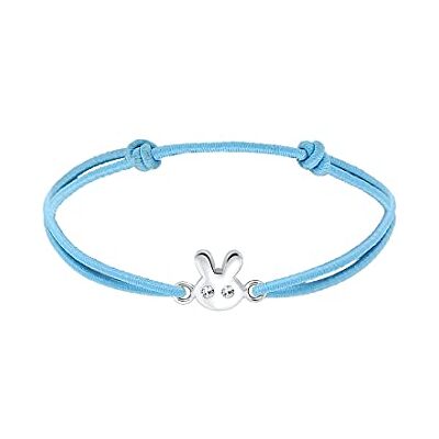Elli barn äkta smycke armband justerbar barn barn flicka hase djur gnistrande glitter Swarovski kristall sterlingsilver 925 16 cm längd Elli barn äkta smycke armband justerbar barn barn flicka hase djur gnistrande glitter Swarovski kristall sterlingsilver 925 16 cm längd