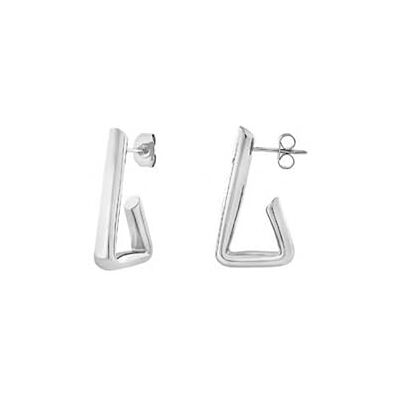 Breil Jewellery Flow Collection, damörhängen stål silver färg en storlek utan stenar TJ3576, 2,7 cm, LABEL_ACCIAIO_316L, Ingen ädelsten Breil Jewellery Flow Collection, damörhängen stål silver färg en storlek utan stenar TJ3576, 2,7 cm, LABEL_ACCIAIO_316L, Ingen ädelsten