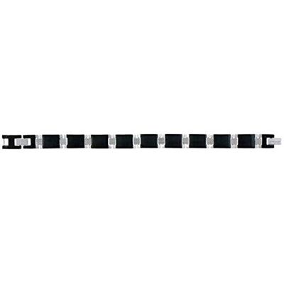 PHEBUS herrarmband rostfritt stål svart 21 cm 35/0681-N PHEBUS herrarmband rostfritt stål svart 21 cm 35/0681-N