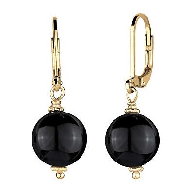 Elli damörhängen ädelsten 925 silver, fasettad slipning, Onyx Elli damörhängen ädelsten 925 silver, fasettad slipning, Onyx
