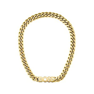 Boss Jewelry Kassy Collection kedjehalsband i gult guld för män, 1580442 Boss Jewelry Kassy Collection kedjehalsband i gult guld för män, 1580442