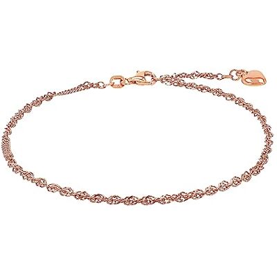 amor fotlänk 925 sterling silver dam sommarsmycken, 25 cm, rosa färg, hjärta, Kommer i smycken presentförpackning, 9557837 amor fotlänk 925 sterling silver dam sommarsmycken, 25 cm, rosa färg, hjärta, Kommer i smycken presentförpackning, 9557837
