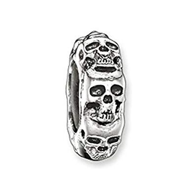 THOMAS SABO unisex stopp för kedja armband karma pärlor 925 sterlingsilver KS0008-648-12, emalj, Ingen ädelsten THOMAS SABO unisex stopp för kedja armband karma pärlor 925 sterlingsilver KS0008-648-12, emalj, Ingen ädelsten
