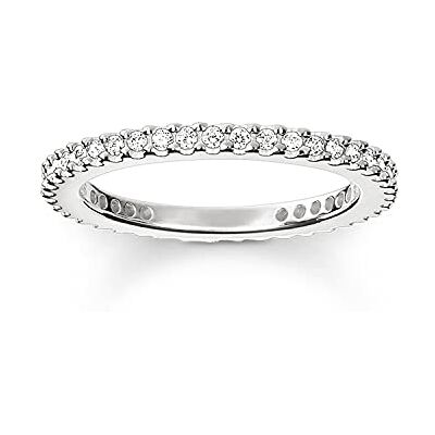 THOMAS SABO Bague d'Éternité Pavé Argent Sterling 925 TR1980-051-14-58 THOMAS SABO Bague d'Éternité Pavé Argent Sterling 925 TR1980-051-14-58