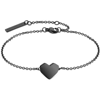 LIEBESKIND Berlin armband med Herz-Anhänger LJ-1481-B-21 IP svart LIEBESKIND Berlin armband med Herz-Anhänger LJ-1481-B-21 IP svart