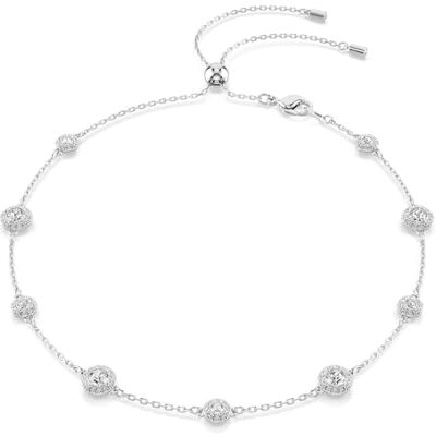 Swarovski Una Halsband, Klar kristall & Effekt, Rodiumpläterad Swarovski Una Halsband, Klar kristall & Effekt, Rodiumpläterad