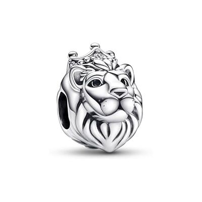 PANDORA Moments Königlicher Löwe-Charm-Anhänger aus Sterling Silber, mit Zirkoniasteinen verziert, Kompatibel Moments Armbändern, 792199C01 PANDORA Moments Königlicher Löwe-Charm-Anhänger aus Sterling Silber, mit Zirkoniasteinen verziert, Kompatibel Moments Armbändern, 792199C01