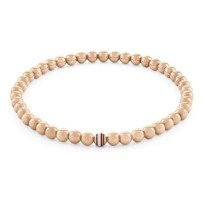 Tommy Hilfiger smycken män pärlarmband i nejlika guld 2780939, En storlek, Rostfritt stål, Ingen ädelsten Tommy Hilfiger smycken män pärlarmband i nejlika guld 2780939, En storlek, Rostfritt stål, Ingen ädelsten