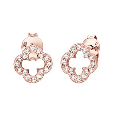 Elli Örhängen klöverblad lyckobringare zirkon Lucky 925 silver, Crystal, Zirkonia, Elli Örhängen klöverblad lyckobringare zirkon Lucky 925 silver, Crystal, Zirkonia,
