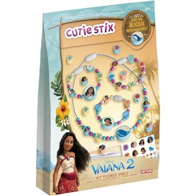 Lansay Cutie STIX Disney Vaiana 2 Flower Vibes Kit Barnsmycken skapelse halsband och armband att anpassa förskurna pärlor och stift officiellt licensierade gör-det-själv-smycken Lansay Cutie STIX Disney Vaiana 2 Flower Vibes Kit Barnsmycken skapelse halsband och armband att anpassa förskurna pärlor och stift officiellt licensierade gör-det-själv-smycken