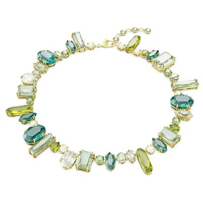 Swarovski Gema All-Around halsband, flerfärgade kristaller i en guldfärgad miljö, från Gema Collection Swarovski Gema All-Around halsband, flerfärgade kristaller i en guldfärgad miljö, från Gema Collection