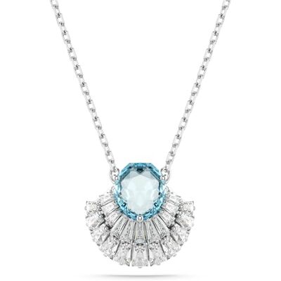 Swarovski Idyllia hängsmycke, Skal, Blå, Rhodiumpläterad Swarovski Idyllia hängsmycke, Skal, Blå, Rhodiumpläterad