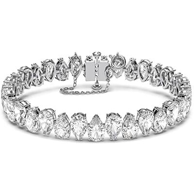 Swarovski Zirconia Crystal Armband, vita kristaller i en rodiumpläterad miljö, från Millenia Collection Swarovski Zirconia Crystal Armband, vita kristaller i en rodiumpläterad miljö, från Millenia Collection