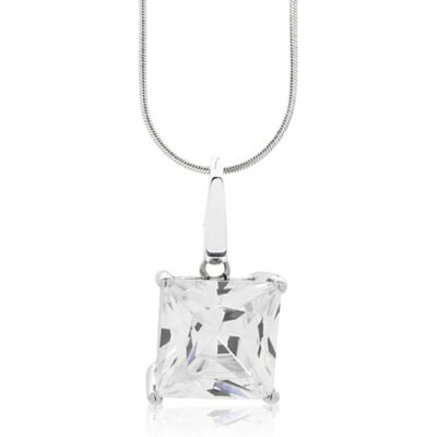 Burgmeister Jewelry Burgmeister smycken JHE1014-421 kubisk zirkonia 45 cm silver halsband, Kubisk zirkonia Burgmeister Jewelry Burgmeister smycken JHE1014-421 kubisk zirkonia 45 cm silver halsband, Kubisk zirkonia