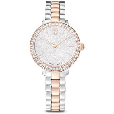 Swarovski Matrix 3 Metallänkarmband, Rostfritt stål, PVD Roséguld Silver Swarovski Matrix 3 Metallänkarmband, Rostfritt stål, PVD Roséguld Silver