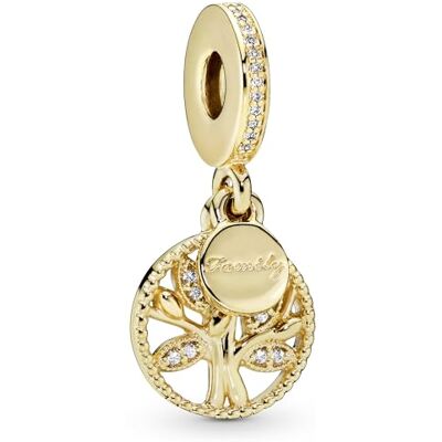 PANDORA SHINE Charm Anhänger Stammbaum "Familienerbe" vergoldet 768661C01 PANDORA SHINE Charm Anhänger Stammbaum "Familienerbe" vergoldet 768661C01