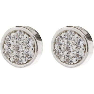 THOMAS SABO Damen Ohrstecker Rund 925er Sterlingsilber mit Zirkonia, Durchmesser: ca. 0,57cm, SCH150018 THOMAS SABO Damen Ohrstecker Rund 925er Sterlingsilber mit Zirkonia, Durchmesser: ca. 0,57cm, SCH150018