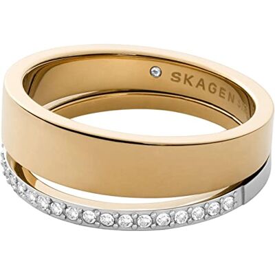 Skagen Women's Stainless Steel Stack Ring Skagen Women's Stainless Steel Stack Ring