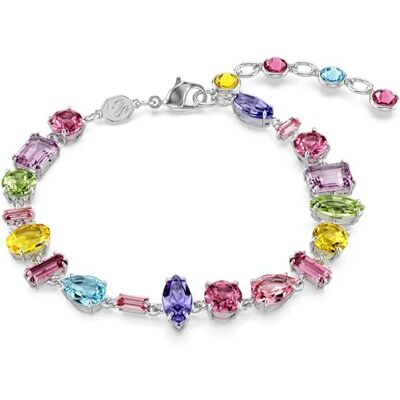 Swarovski Gema armband, flerfärgade kristaller i en rodiumpläterad miljö, från Gema Collection Swarovski Gema armband, flerfärgade kristaller i en rodiumpläterad miljö, från Gema Collection