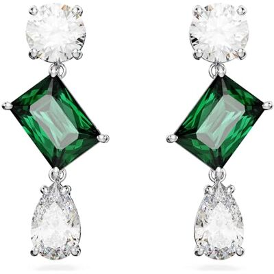 Swarovski Mesmera droppörhängen med flerfärgade kristaller i blandade snitt, rodiumpläterade inställningar, från Mesmera Collection Swarovski Mesmera droppörhängen med flerfärgade kristaller i blandade snitt, rodiumpläterade inställningar, från Mesmera Collection
