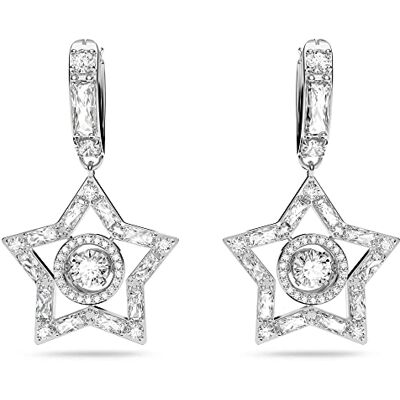 Swarovski Stella kollektion, En storlek, Rodiumpläterad, Kristall Swarovski Stella kollektion, En storlek, Rodiumpläterad, Kristall