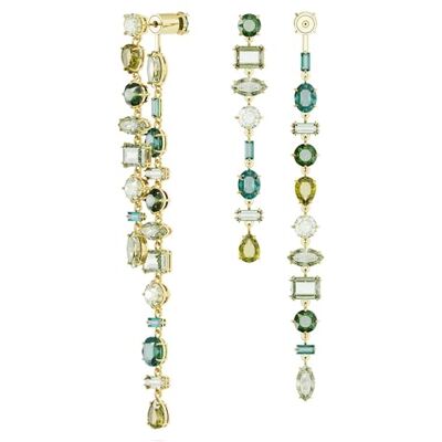 Swarovski Gema droppörhängen, flerfärgade kristaller i guldfärgad miljö, från Gema Collection Swarovski Gema droppörhängen, flerfärgade kristaller i guldfärgad miljö, från Gema Collection