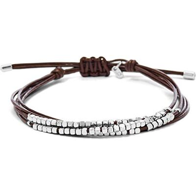 Fossil Armband För Kvinnor, 63mm Justerbar Brun Basmetall Armband, JA6379040, Mörkbrun Fossil Armband För Kvinnor, 63mm Justerbar Brun Basmetall Armband, JA6379040, Mörkbrun