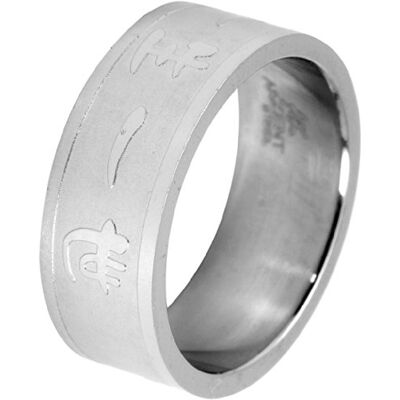 Akzent unisex-ring rostfritt stål 1150008 e rostfritt stål, 72 (22,9), colore: silver, cod. 001150072008 Akzent unisex-ring rostfritt stål 1150008 e rostfritt stål, 72 (22,9), colore: silver, cod. 001150072008