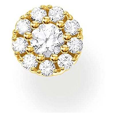 THOMAS SABO boucles d'oreilles simples clous pierres blanches argent plaqué or H2141-414-14 THOMAS SABO boucles d'oreilles simples clous pierres blanches argent plaqué or H2141-414-14