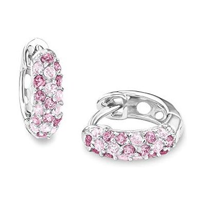 Prinzessin Lillifee Hoop örhängen 925 sterlingsilver barnörhängen för flickor, med zirconia synth., 1,2 cm, silver, kommer i smyckespresentask, 2016523 Prinzessin Lillifee Hoop örhängen 925 sterlingsilver barnörhängen för flickor, med zirconia synth., 1,2 cm, silver, kommer i smyckespresentask, 2016523
