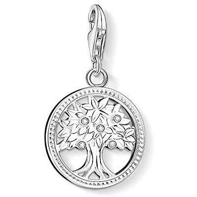 THOMAS SABO Dam berlock livsträd berlock klubb 925 sterlingsilver 1303-051-14, Sterlingsilver, Kubisk zirkonia THOMAS SABO Dam berlock livsträd berlock klubb 925 sterlingsilver 1303-051-14, Sterlingsilver, Kubisk zirkonia