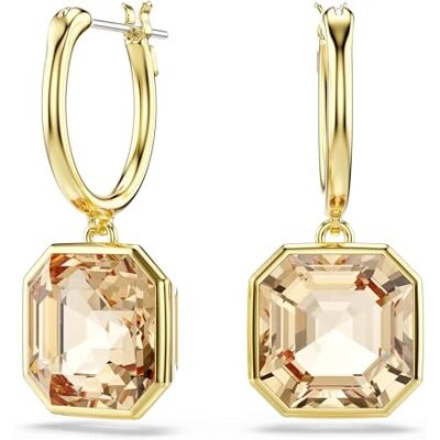 Swarovski Millenia Örhängen, Karamell, Guldpläterad Swarovski Millenia Örhängen, Karamell, Guldpläterad