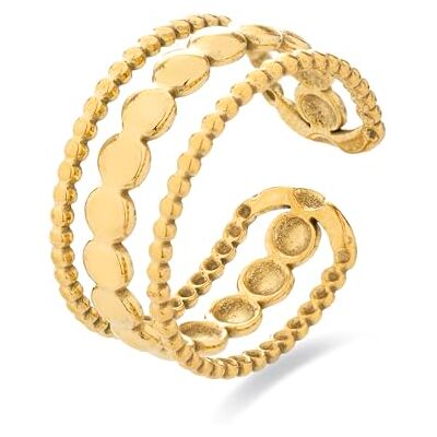 LUXENTER Rhodium färdig ring Faini, Mässing, Ingen ädelsten LUXENTER Rhodium färdig ring Faini, Mässing, Ingen ädelsten