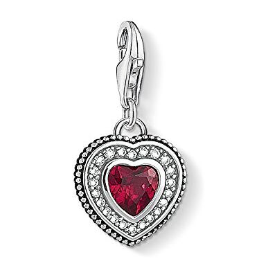 THOMAS SABO Dam berlock hjärta med röd sten 925 sterlingsilver 1478-640-10 THOMAS SABO Dam berlock hjärta med röd sten 925 sterlingsilver 1478-640-10