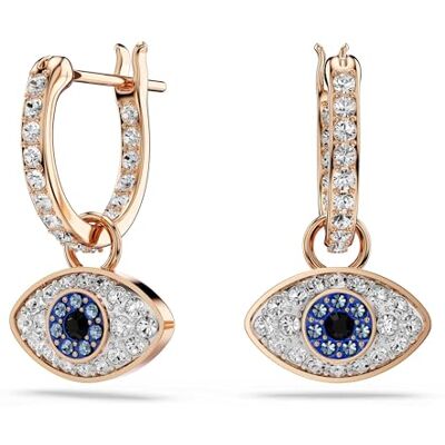 Swarovski Symbolica drop örhängen, Öga, Flerfärgad, Rosa guldfärgad Swarovski Symbolica drop örhängen, Öga, Flerfärgad, Rosa guldfärgad